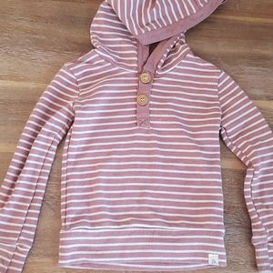 Lulu and Roo Blossom stripe hoodie - 2T